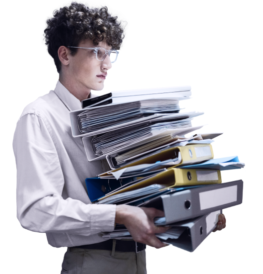 young-man-work-folders