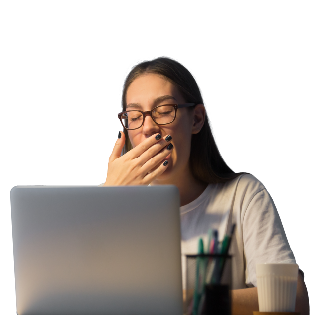 young-woman-yawning-laptop